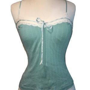 Lingerie Lace bowtie y2k cami